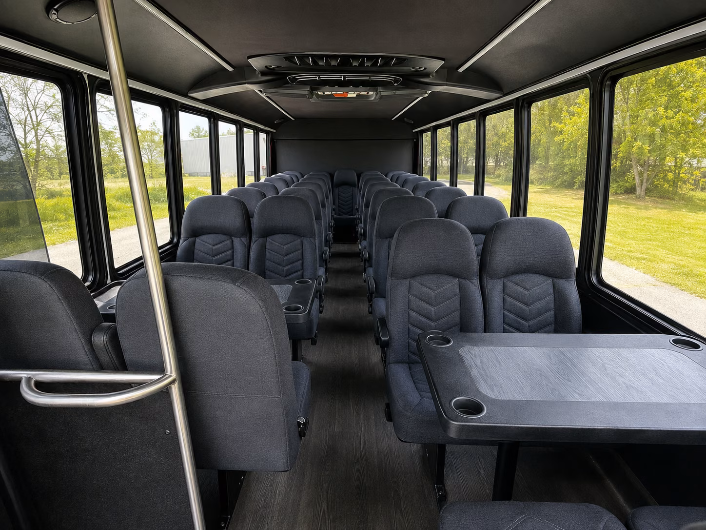 15 passenger minibus interior