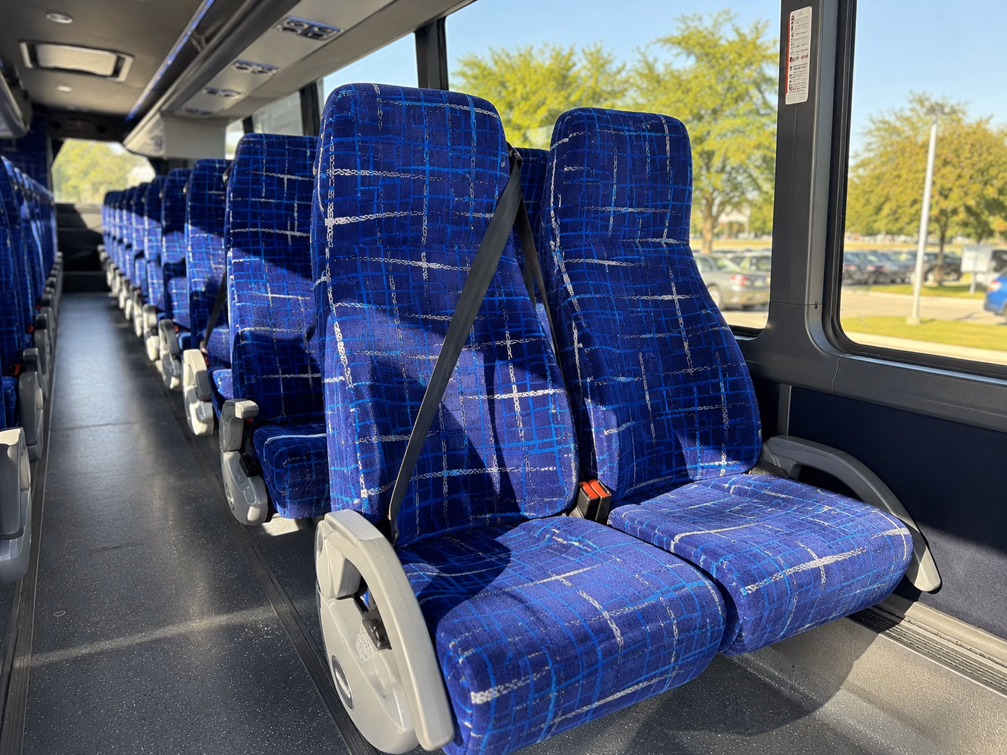 portsmouth charter bus interior