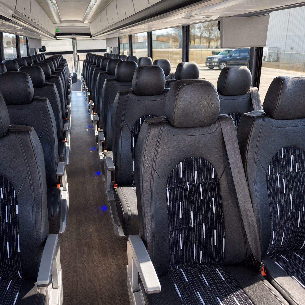 school buses for nauticus and the hampton roads naval museum in norfolk